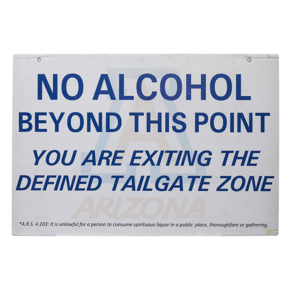 Arizona Tailgate Sign