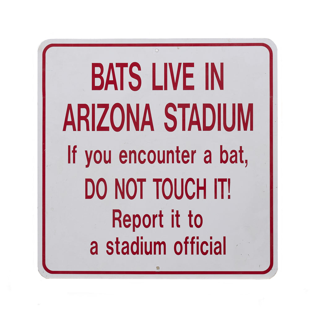 Bat Warning Sign