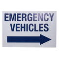Emergency Vehicle Sign