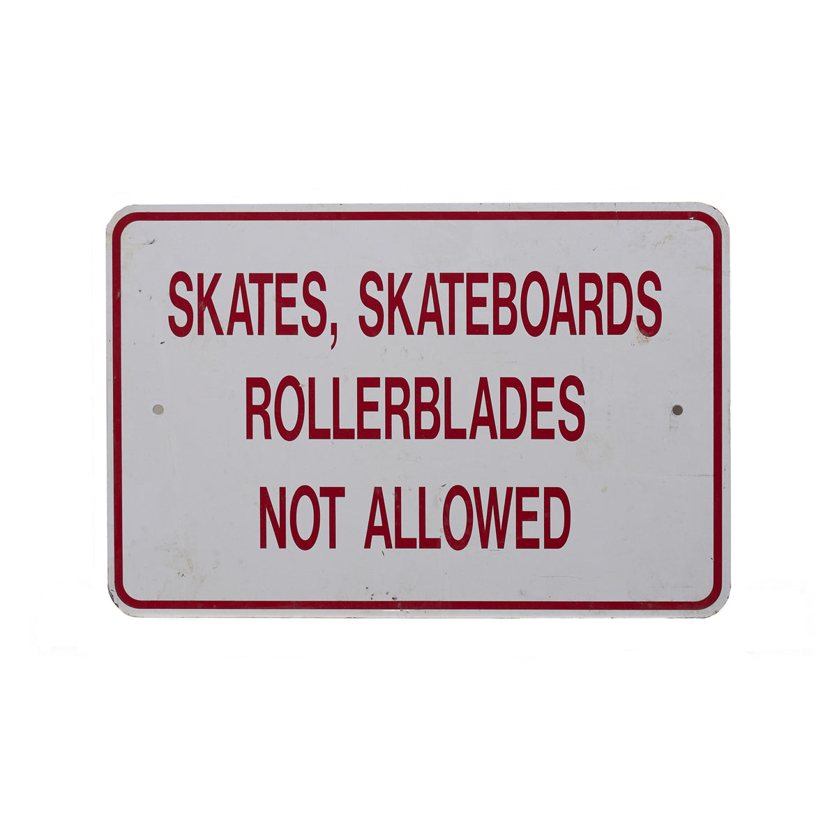 No Skateboarding Sign