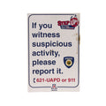 University of Arizona Football Police Sign