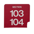 Arizona Football Section 103 - 104 Sign