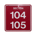 Arizona Football Section 104 - 105 Sign