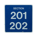 Arizona Football Section 201 - 202 Sign