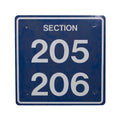 Arizona Football Section 205 - 206 Sign