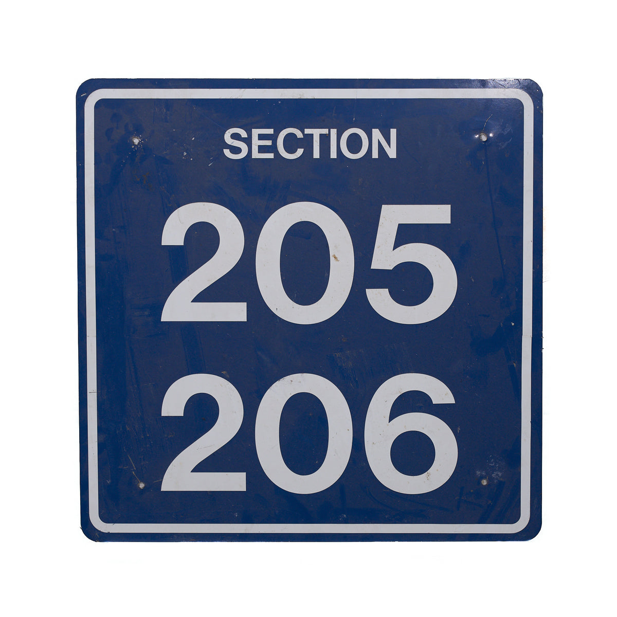 Arizona Football Section 205 - 206 Sign