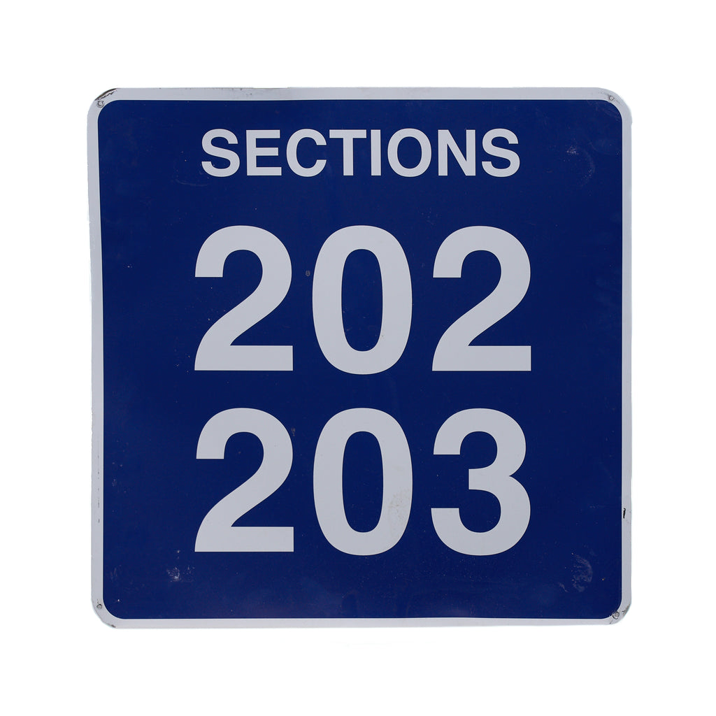 Arizona Football Sections 202 - 203 Sign