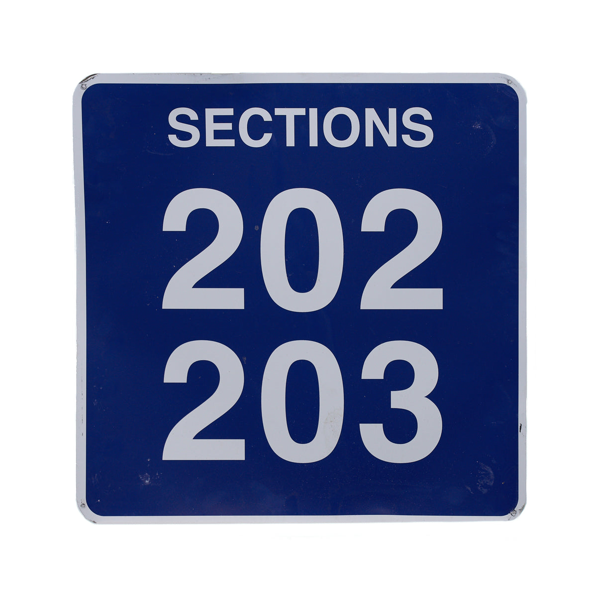 Arizona Football Sections 202 - 203 Sign