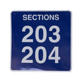Arizona Football Sections 203 - 204 Sign