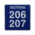 Arizona Football Sections 206 - 207 Sign