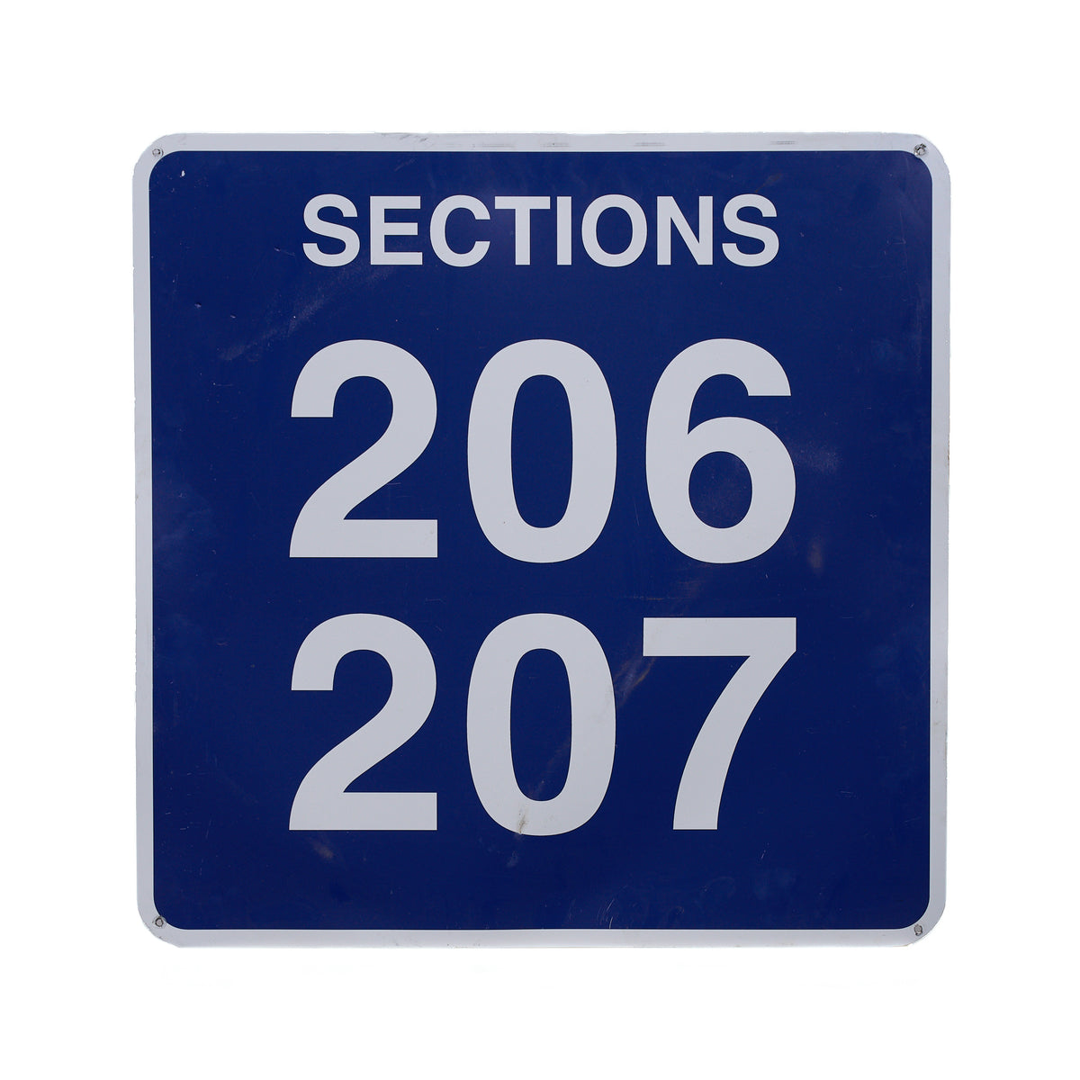 Arizona Football Sections 206 - 207 Sign