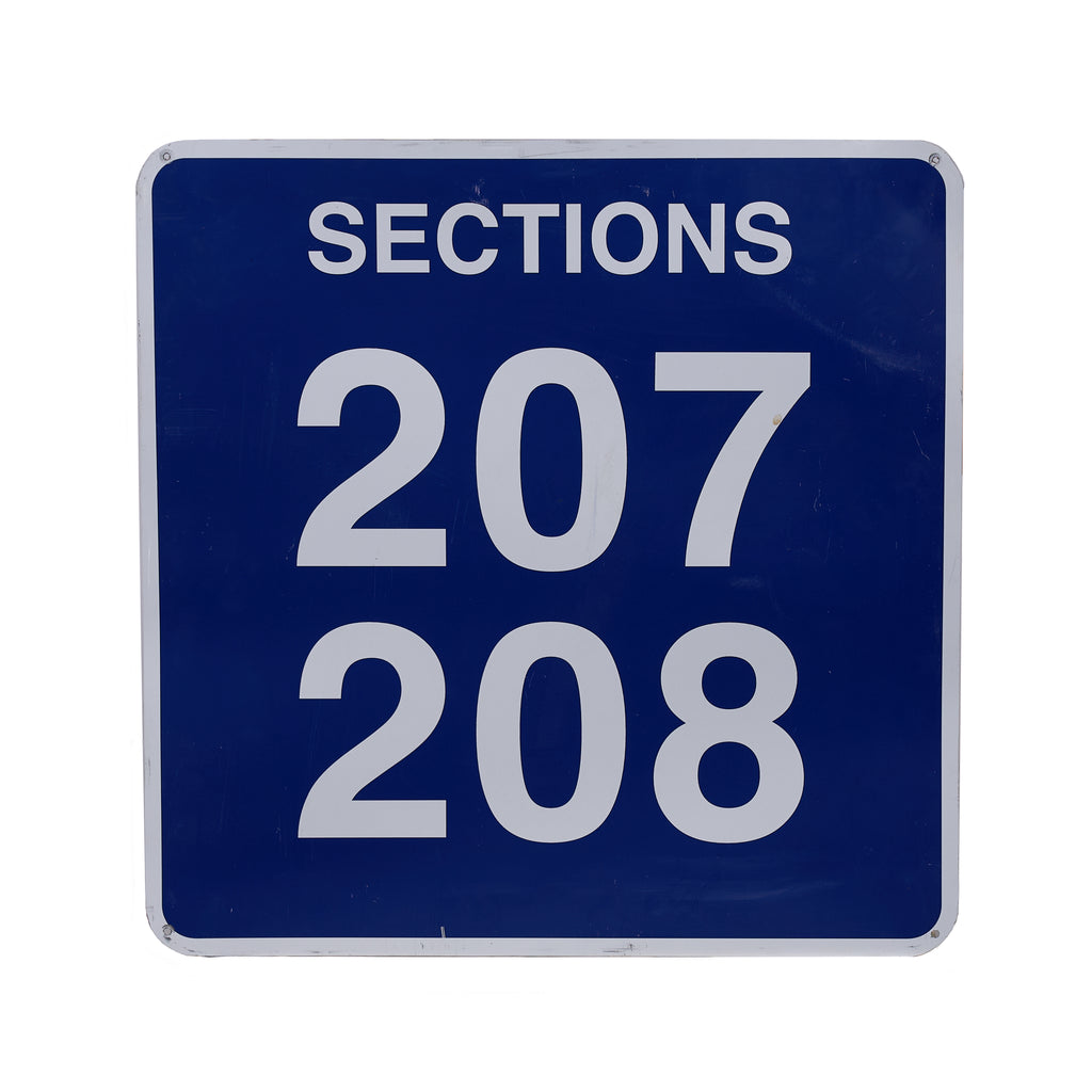 Arizona Football Sections 207 - 208 Sign