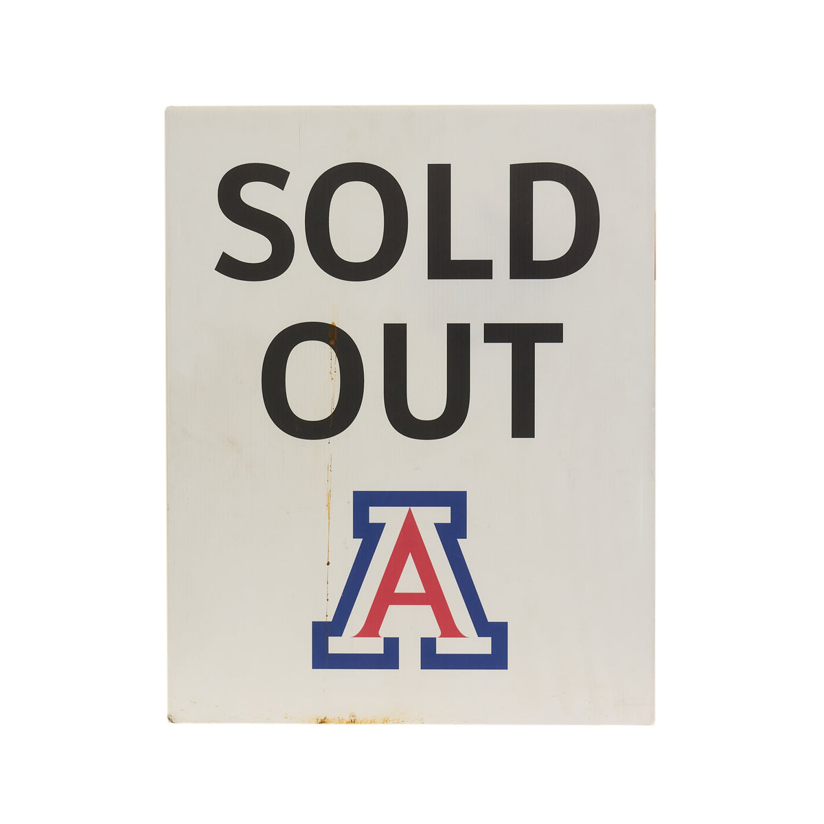 Sold Out Sign
