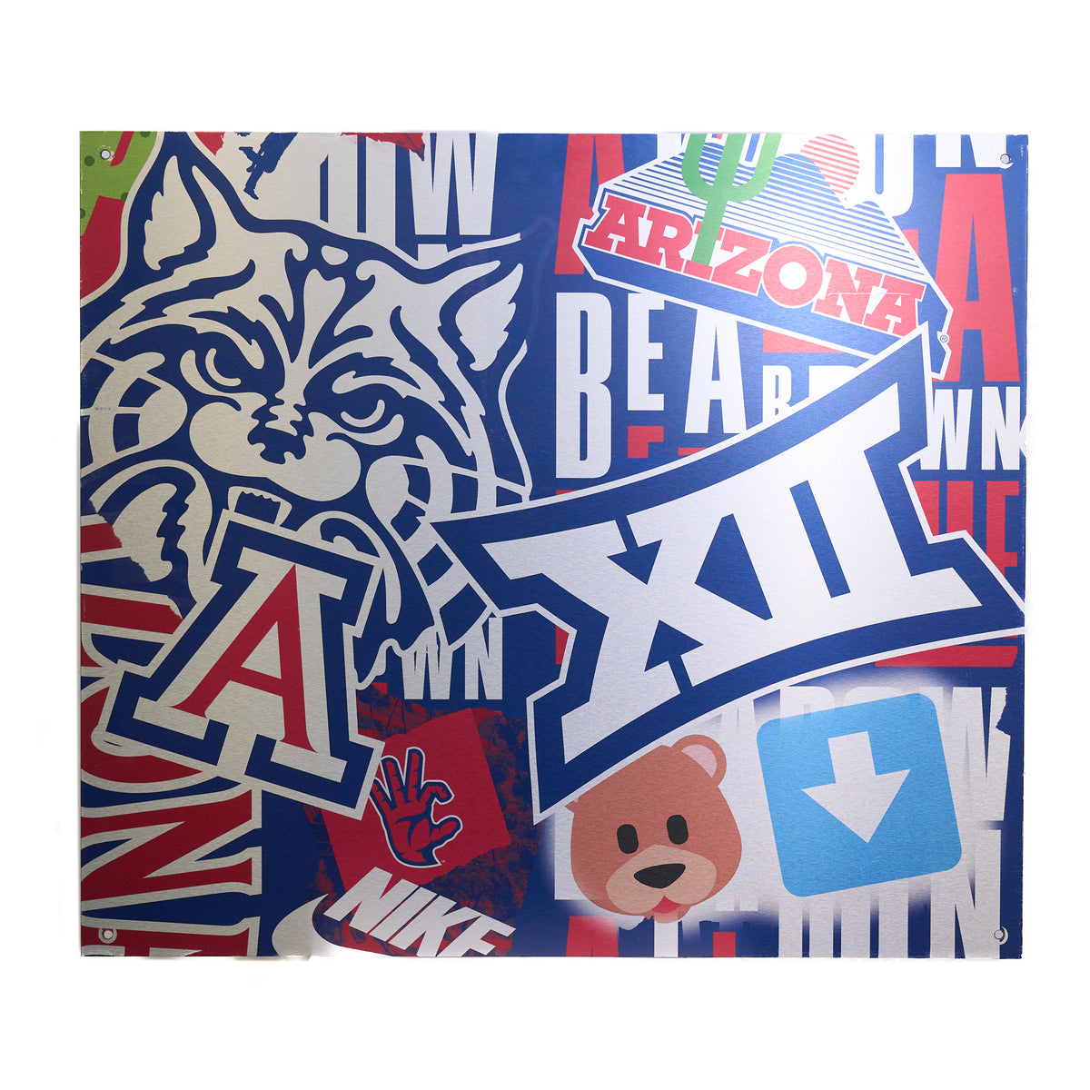 Arizona Logo Collage Sign