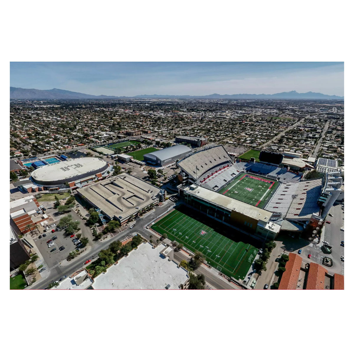 University of Arizona Aerial Athletic Facilities Photograph